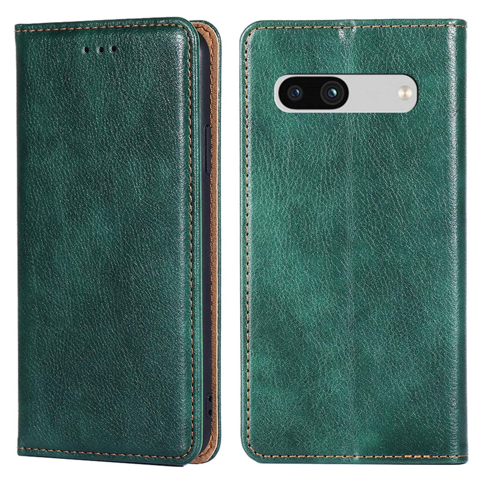 PU Leather Phone Case For Google Pixel 7a Magnetic Auto-closing Stand Drop-proof Phone Flip Wallet Cover PU Leather Phone Case For Google Pixel 7a Magnetic Auto-closing Stand Drop-proof Phone Flip Wallet Cover